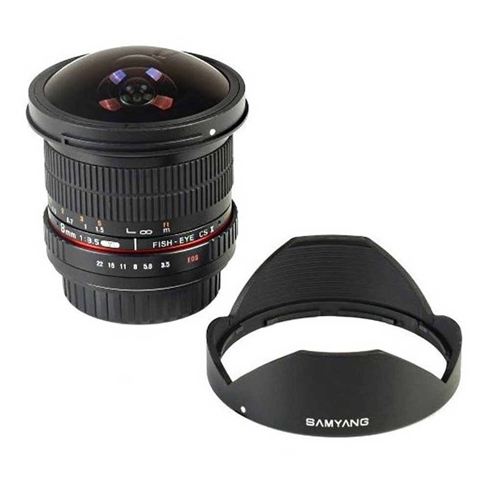 Samyang 8 mm F3.5 CS II lens voor aansluiting Sony E : Amazon.nl